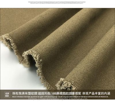 厂家现货 全棉16安染色帆布 手袋鞋材沙发纯棉帆布环保棉布布料