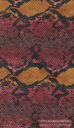 粗珠复合经典蛇纹面料 箱包与鞋材的理想选择